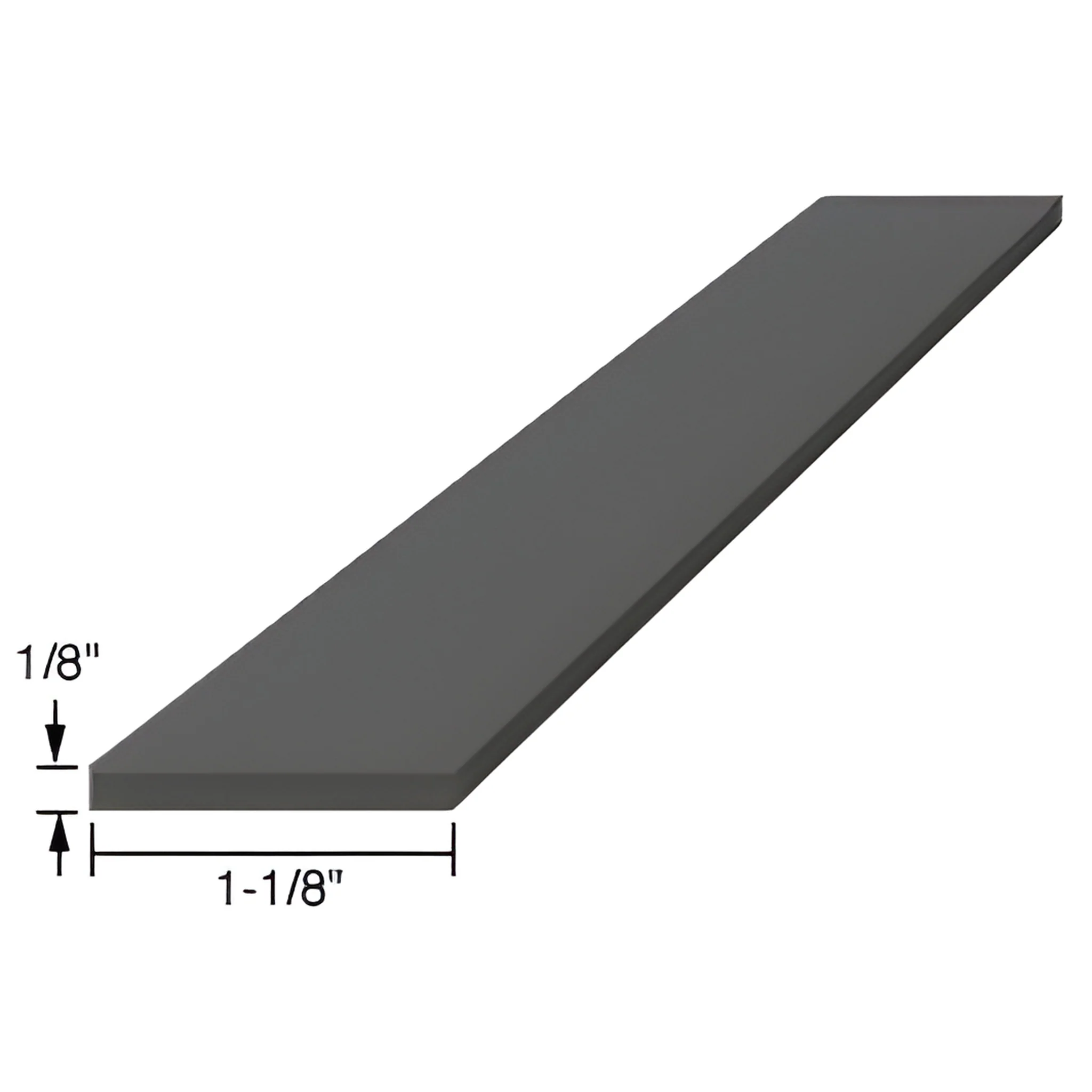 CRL EPDM Glazing Setting Blocks 1/8 x 1-1/8 x 4 in | Canada Wide ...
